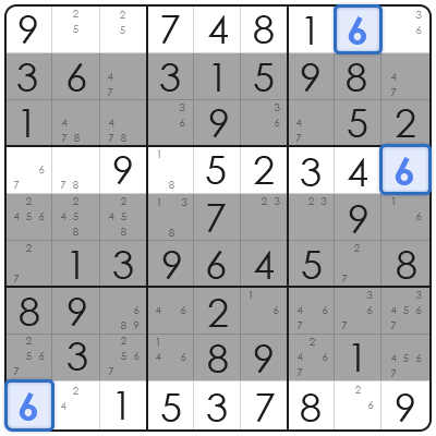 sudoku x-wing